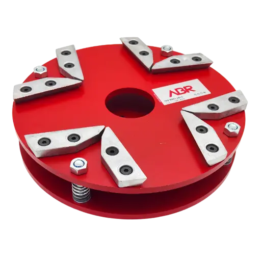 [0114040001] Plato Amortiguador Frankfurt (Ø 270mm (10,6''), 3 colas de milano aluminio, Gómez)